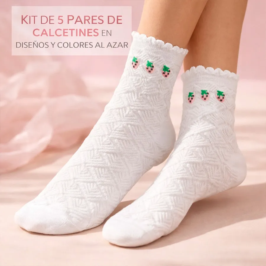 BE2017 KIT DE 5 PARES DE CALCETINES 10213